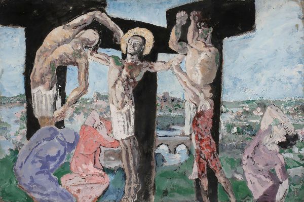 The Crucifixion by Max Jacob | Oil Painting Reproduction