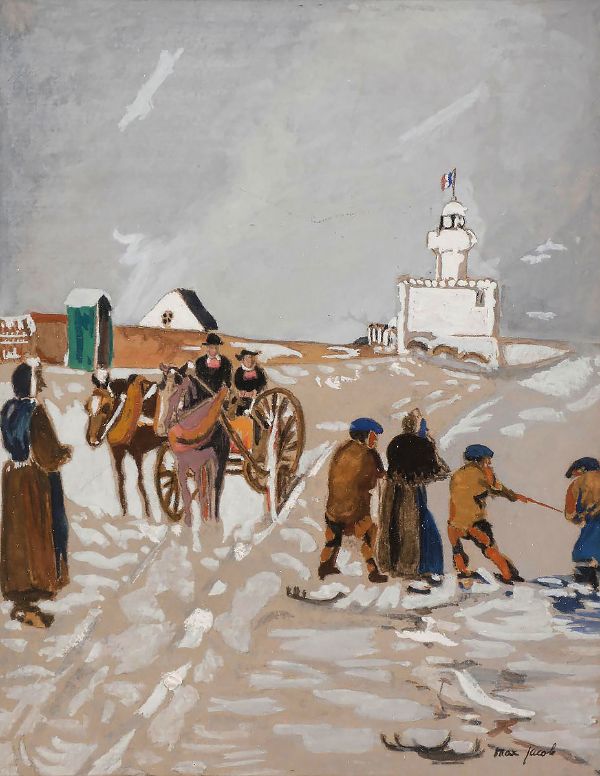 The Kelp Harvest by Max Jacob | Oil Painting Reproduction