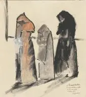 Three Figures 1928 By Max Jacob