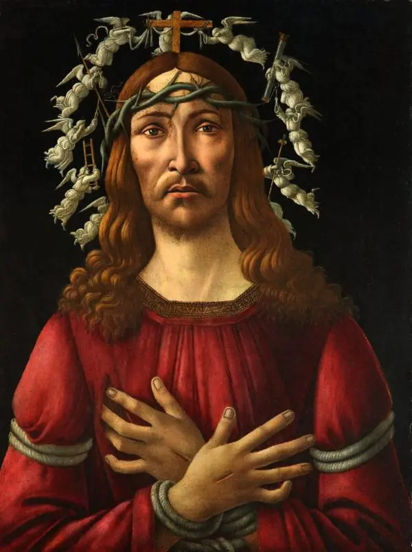 Botticelli's Man of Sorrows By Petrus Christus