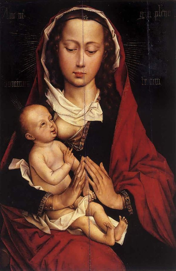 Madonna and Child c1450 by Petrus Christus | Oil Painting Reproduction