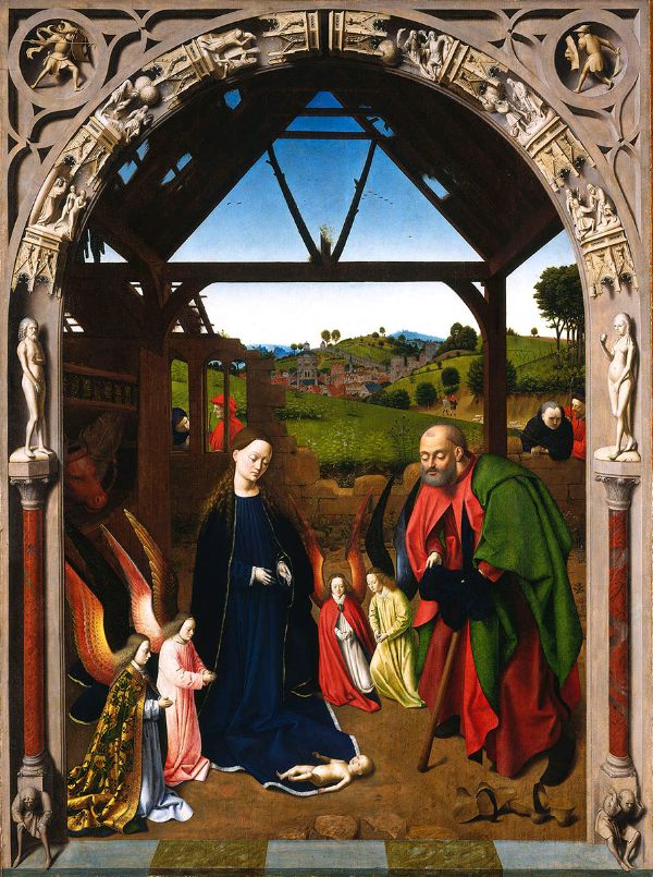 Nativity c1450 by Petrus Christus | Oil Painting Reproduction