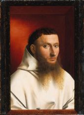 Portrait of a Carthusian 1446 By Petrus Christus