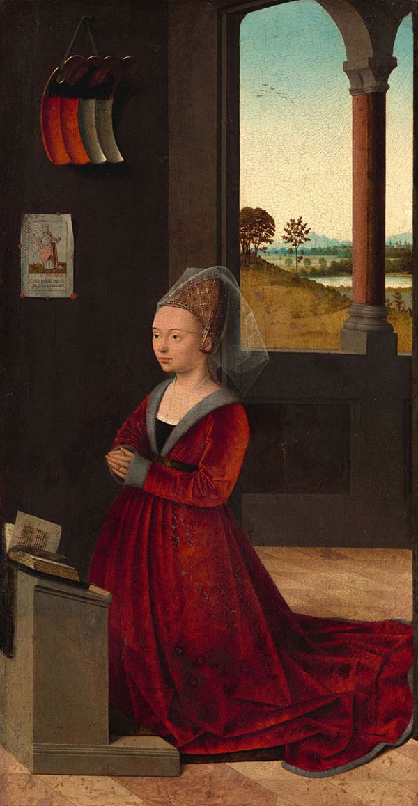 Portrait of a Female Donor c1455 | Oil Painting Reproduction