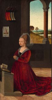 Portrait of a Female Donor c1455 By Petrus Christus