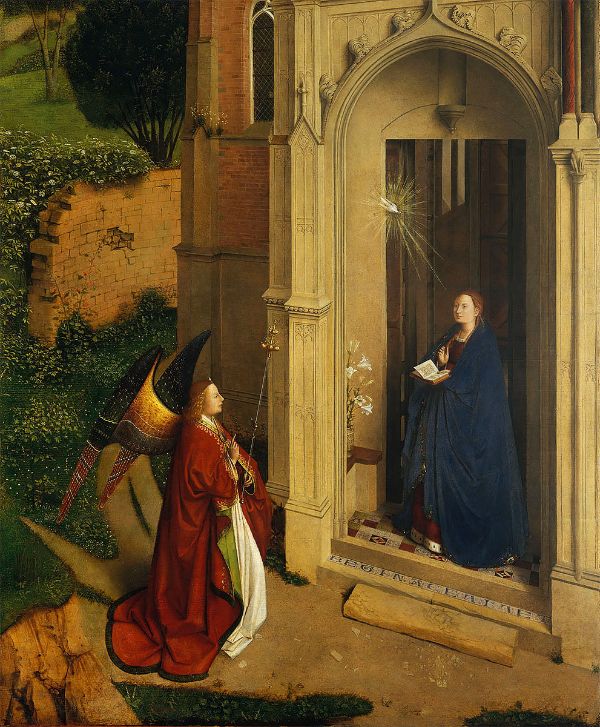 The Annunciation c1450 by Petrus Christus | Oil Painting Reproduction