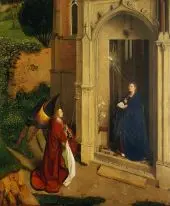The Annunciation c1450 By Petrus Christus