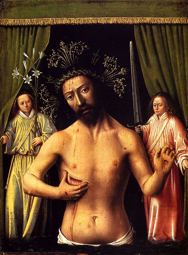 The Man of Sorrows by Petrus Christus | Oil Painting Reproduction