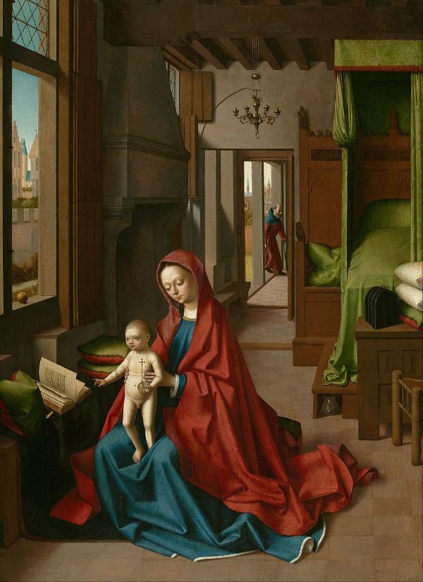 Virgin and Child in a Domestic Interior 1460 | Oil Painting Reproduction
