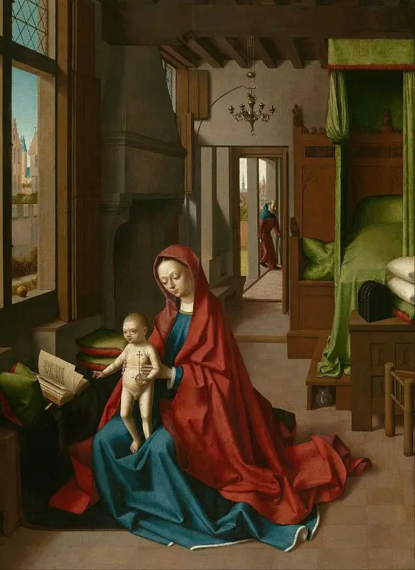 Virgin and Child in a Domestic Interior 1460 By Petrus Christus