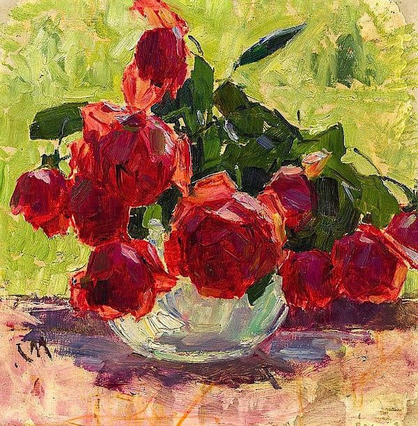 Rosen 1930 by Carl Moll | Oil Painting Reproduction