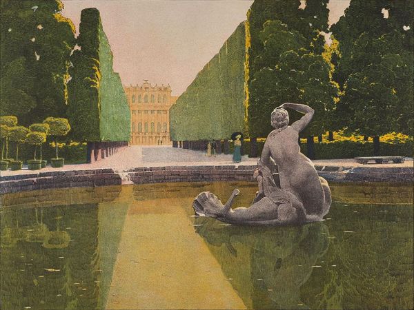 Schonbrunn by Carl Moll | Oil Painting Reproduction