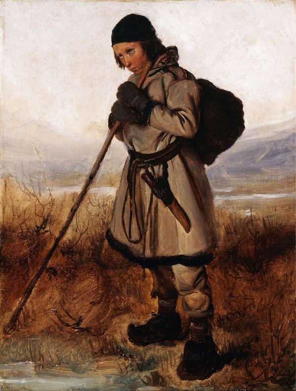 A Laplander Samisk Mann | Oil Painting Reproduction