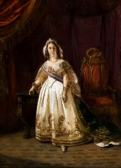 Imperatriz Teresa Cristina 1859 By Francois Auguste Biard