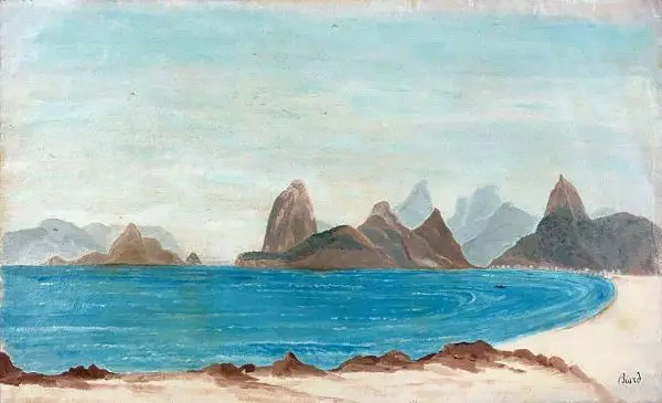La Baie de Rio de Janeiro By Francois Auguste Biard