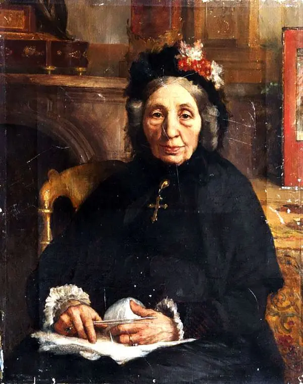 La Couturiere By Francois Auguste Biard