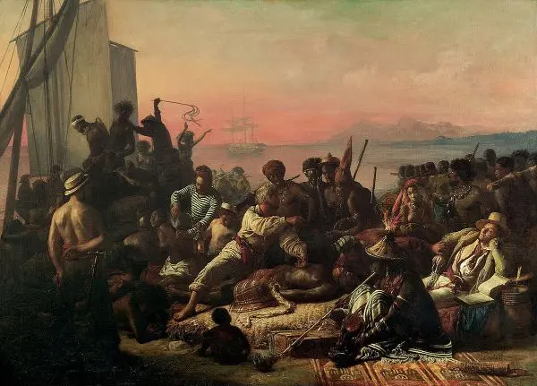 La Traite des Esclaves 1833 By Francois Auguste Biard