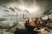 Shipwreck Victims on Icefloe c1876 By Francois Auguste Biard