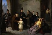 Kidnapping of Edgardo Mortara 1862 By Moritz Daniel Oppenheim