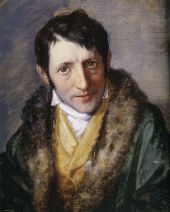 Portrait of Carl Ludwig Borne 1833 By Moritz Daniel Oppenheim