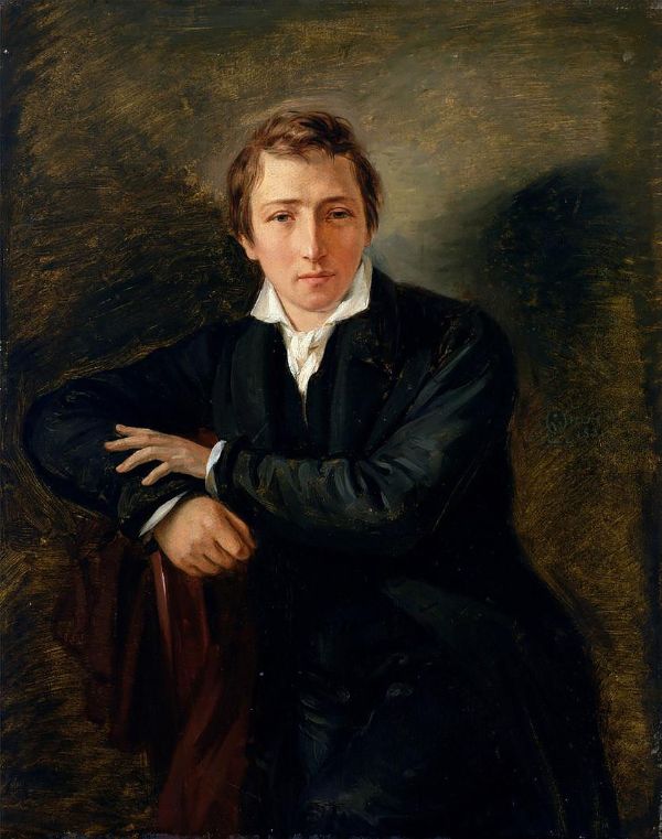 Portrait of Heinrich Heine | Oil Painting Reproduction