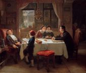 Sabbath Afternoon 1866 By Moritz Daniel Oppenheim
