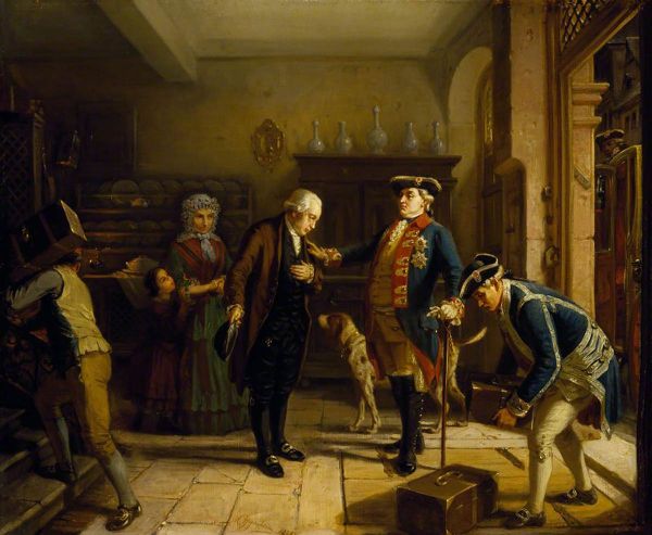 The Elector of Hesse Entrusting Mayer Amschel Rothschild with his Treasure | Oil Painting Reproduction