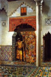A Moorish Interior By Edwin Lord Weeks