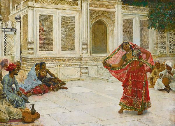 Dancing Girl India by Edwin Lord Weeks | Oil Painting Reproduction