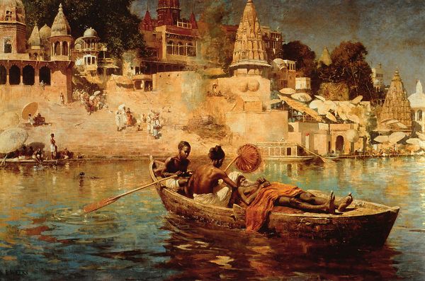 Ganges Varanasi by Edwin Lord Weeks | Oil Painting Reproduction