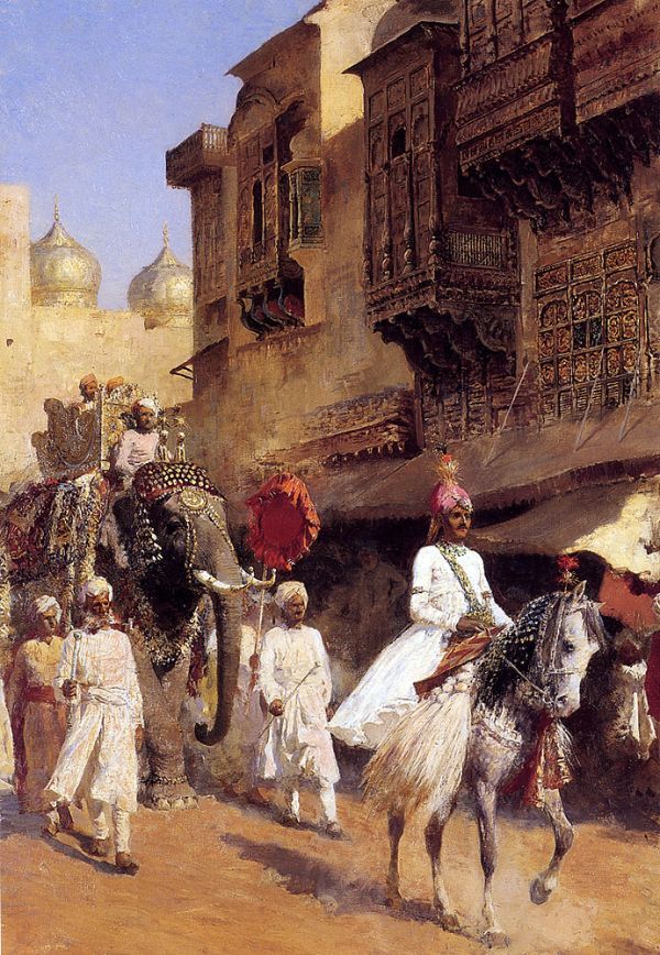 Indian Prince and Parade Ceremony | Oil Painting Reproduction