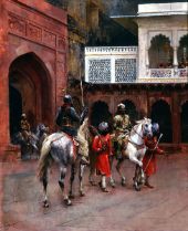Indian Prince Palace of Agra By Edwin Lord Weeks