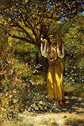 In the Garden 1876 By Edwin Lord Weeks