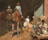 Marketplace in Ispahan By Edwin Lord Weeks