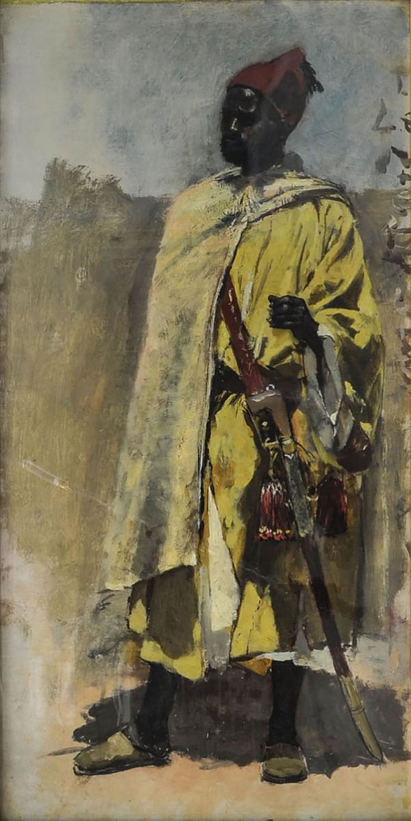 Moorish Guard by Edwin Lord Weeks | Oil Painting Reproduction