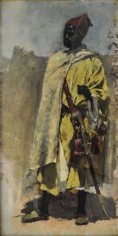 Moorish Guard By Edwin Lord Weeks