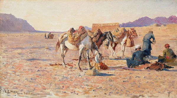 Near Ispahan by Edwin Lord Weeks | Oil Painting Reproduction