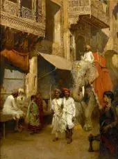 Promenade on an Indian Street By Edwin Lord Weeks