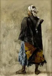 Study of a Standing Man By Edwin Lord Weeks