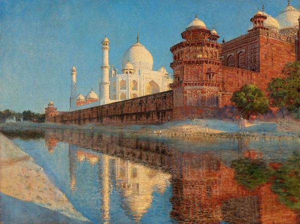 Taj Mahal by Edwin Lord Weeks | Oil Painting Reproduction
