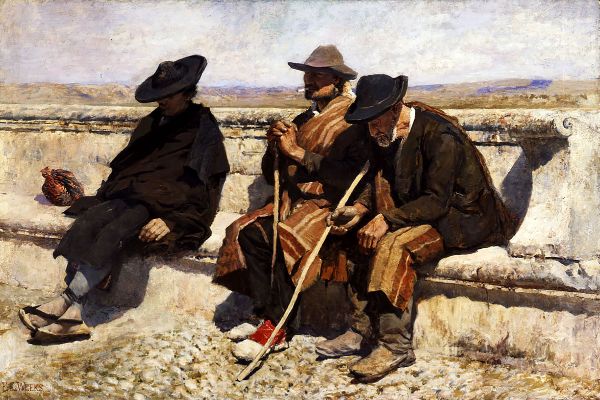 The Three Beggars of Cordova | Oil Painting Reproduction