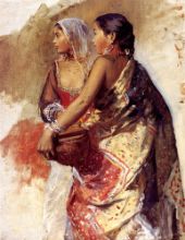 Two Nautch Girls By Edwin Lord Weeks