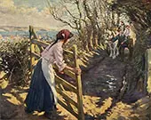 February Sunshine By Stanhope Forbes