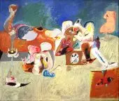 l Aratro e La Canzone 1946 By Arshile Gorky