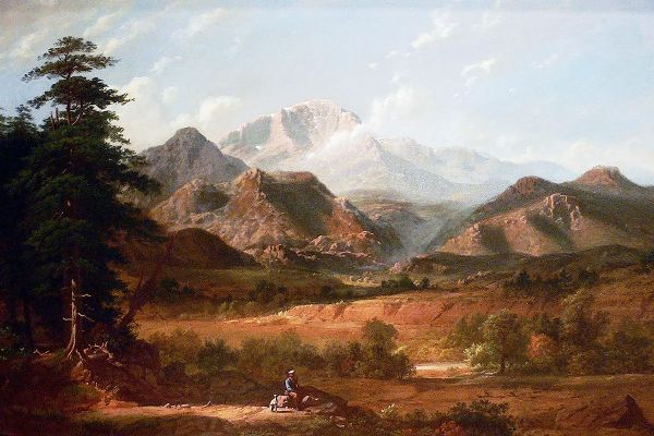 View of Pikes Peak 1872 | Oil Painting Reproduction