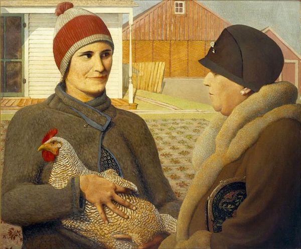 Appraisal by Grant Wood | Oil Painting Reproduction