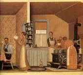 Dinner for Threshers By Grant Wood