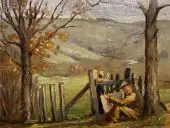 Self Portrait By Grant Wood