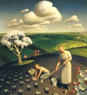 Spring in the Country 1941 By Grant Wood