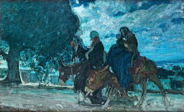 Flight into Egypt by Henry Ossawa Tanner | Oil Painting Reproduction
